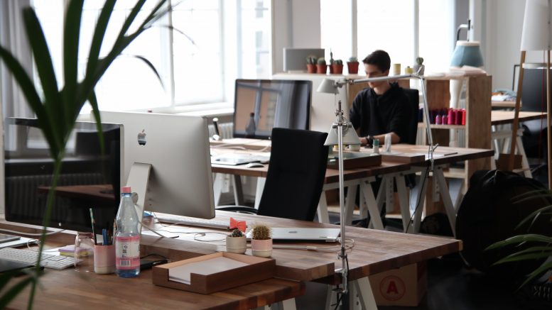 Picture of a calm and modern office